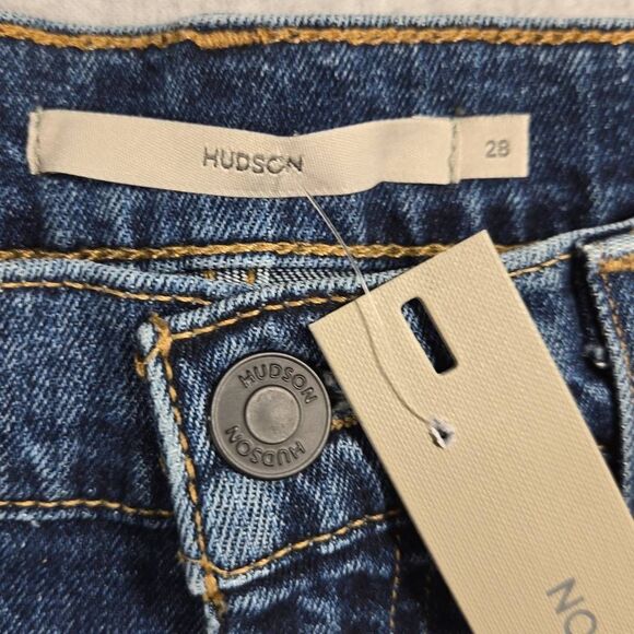 HUDSON JEANS REMI ATM HIGH RISE STRAIGHT ANKLE 28 .NEW - Picture 3 of 11